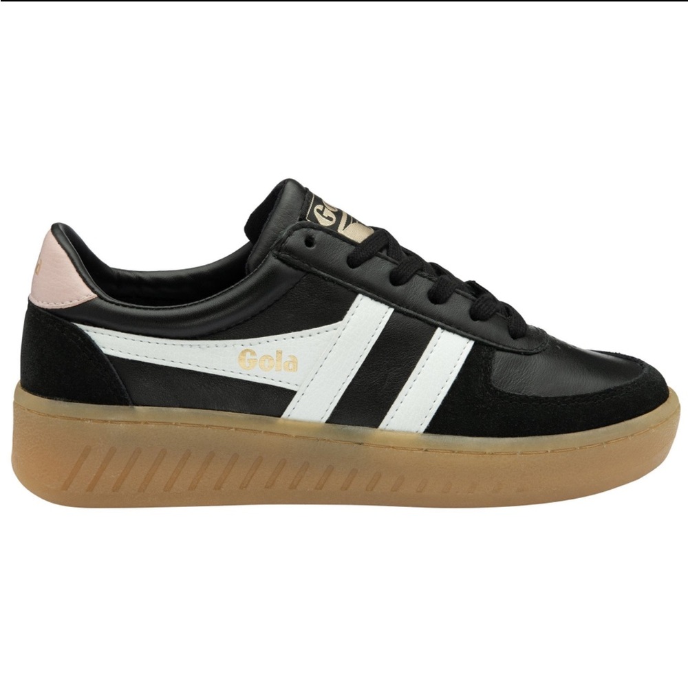 Gola Women's Grandslam Elite Sneakers
Black/White/Chalk Pink/Gum